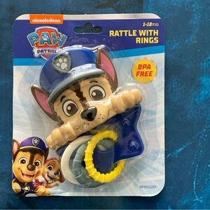 Nickelodeon Paw Patrol Rattle with Colorful Rings